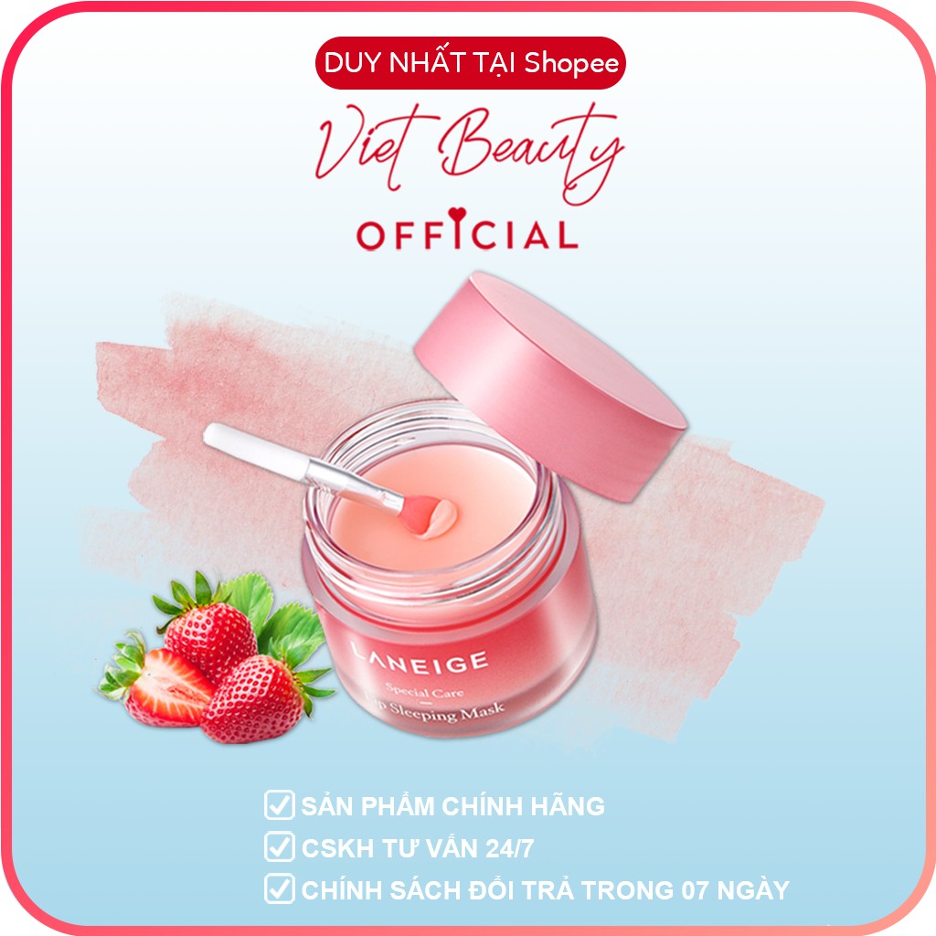 (❤️ HOT SALES DATE 2023 ❤️) Mặt nạ ngủ cho môi Laneige 20g Lip Sleeping Mask, Mặt nạ ngủ môi Laneige Berry KOREA