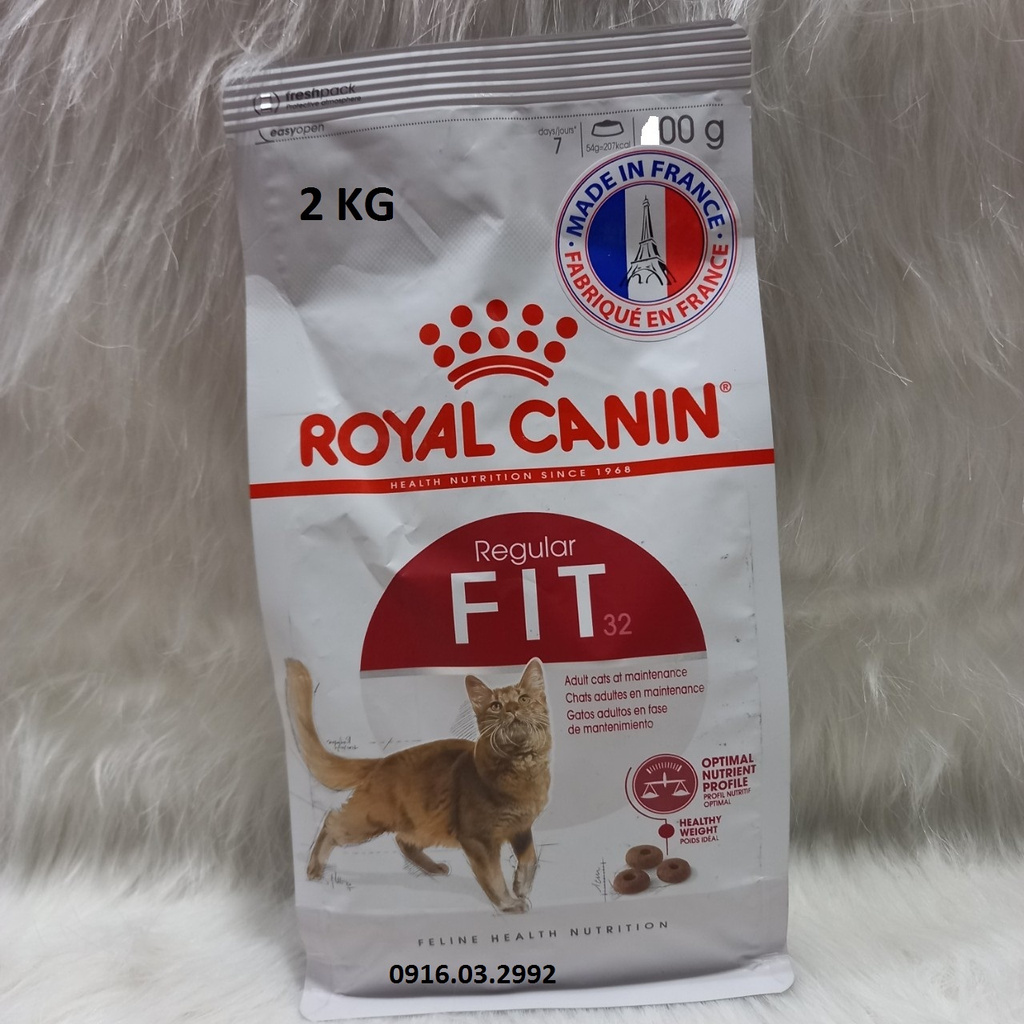Thức ăn cho mèo trưởng thành Royal canin Fit 32 2kg