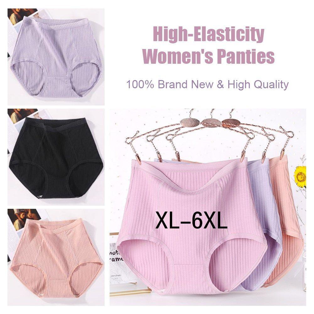 Quần Lót Lưng Cao Màu Sắc Đơn Giản Cho Nữ
