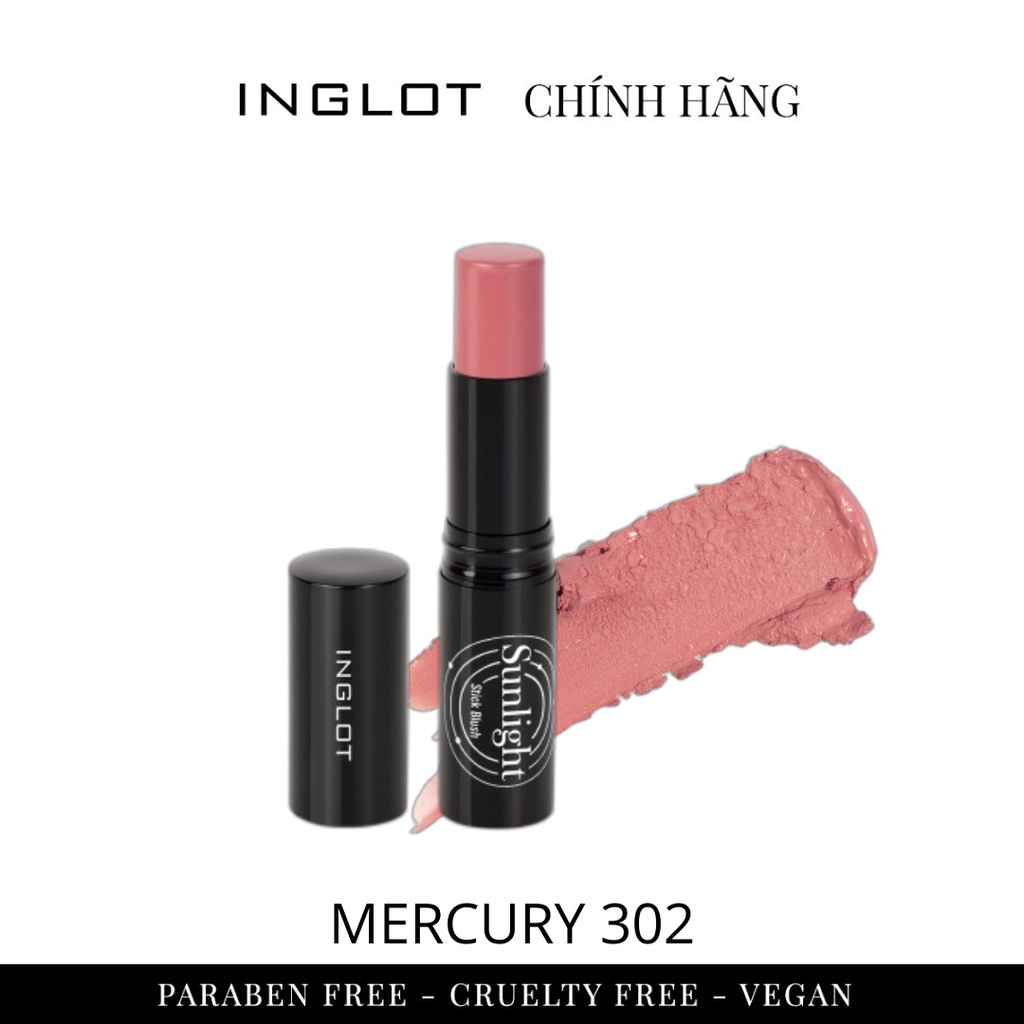 Má hồng kem dạng thỏi Sunlight Inglot (5.5g)