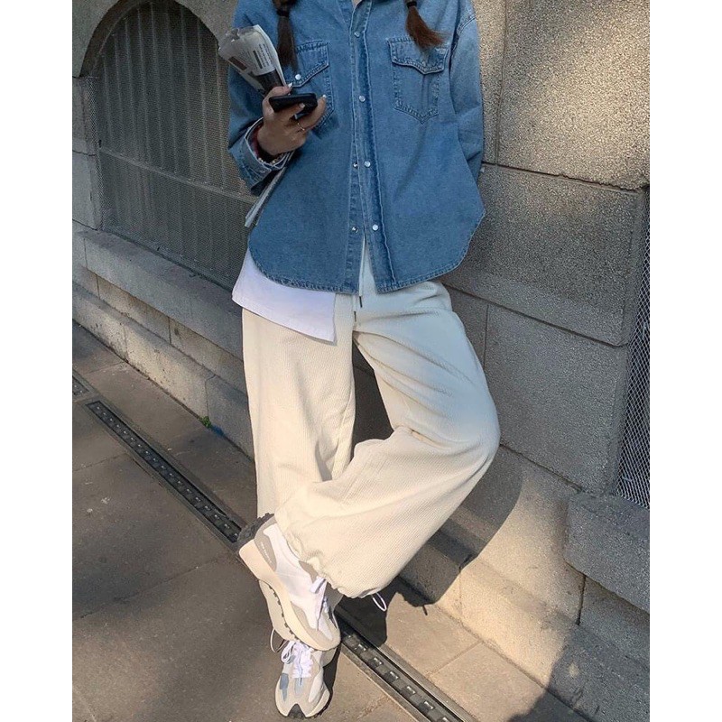 [GIÁ HUỶ DIỆT ] Quần Nhung Chốt Gấu Mặc 2 Kiểu Nhiều Màu | BigBuy360 - bigbuy360.vn