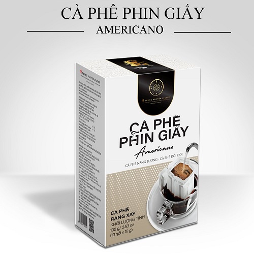 Combo 2 Hộp Cà Phê Phin Giấy Americano - Hộp 10 gói - Trung Nguyên Legend (Thơm, chua, ngọt dịu, vị trà xanh)