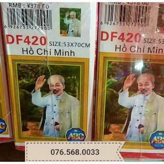 Tranh đá BÁC HỒ DF420(53x70cm)