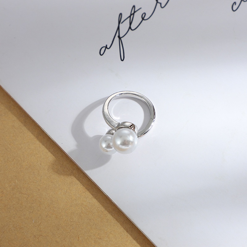 Nút cài khăn choàng bằng hợp kim đính ngọc trai nhân tạo đơn giản