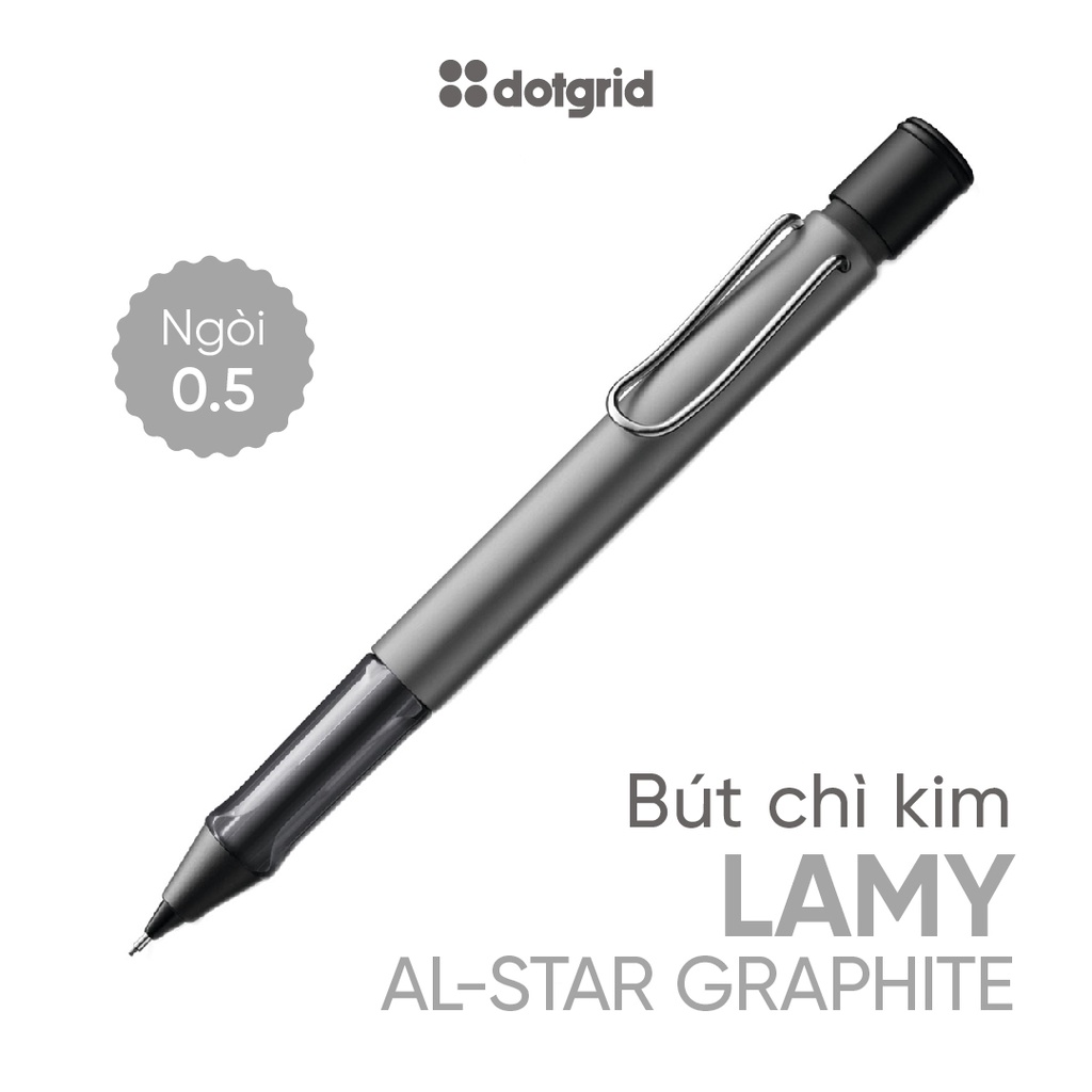 Bút chì Lamy Al-star Graphite màu xám bạc - Nhập khẩu chính hãng Đức - Bảo hành 2 năm