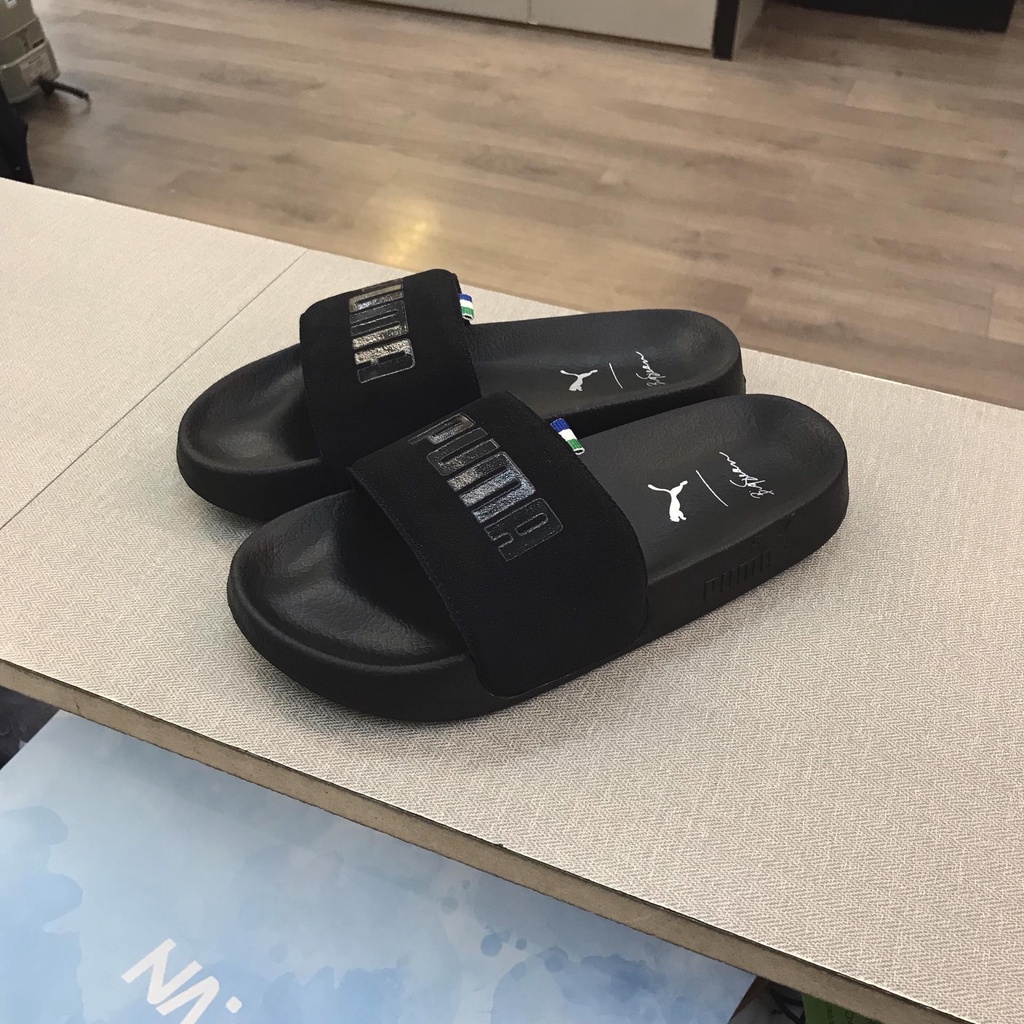 DÉP PUMA_SUEDE LEADCAT SANDALS BLACK V2 BIGSEAN 11397