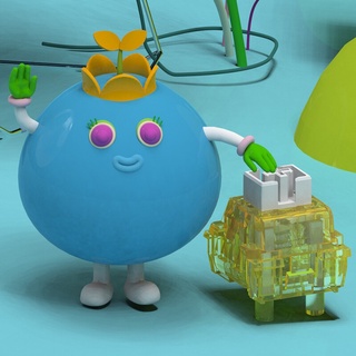 AJAZZ Fruit Decompression Switch Large Mechanical Keyboard Switch Decompression Toy Big Fruit Switch Toys Blind Box