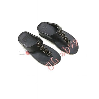 Dép kẹp fitflop 4 hạt đá đen
