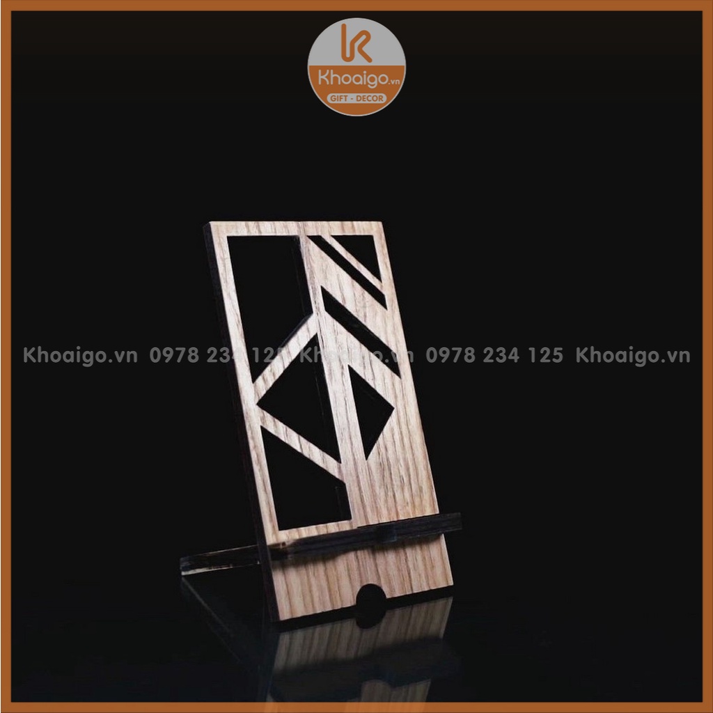 Giá đỡ, kệ đế điện thoại iphone / ipad bằng gỗ