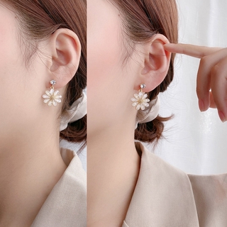 Lady cute style daisy earrings