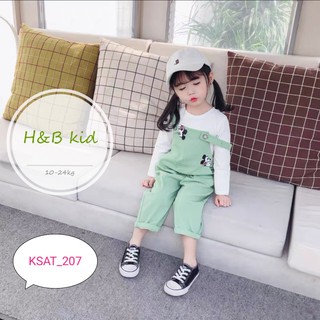 Set yếm xinh cho bé gái