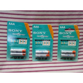 Vĩ 2 Viên Pin Sony 3a Sạc Được