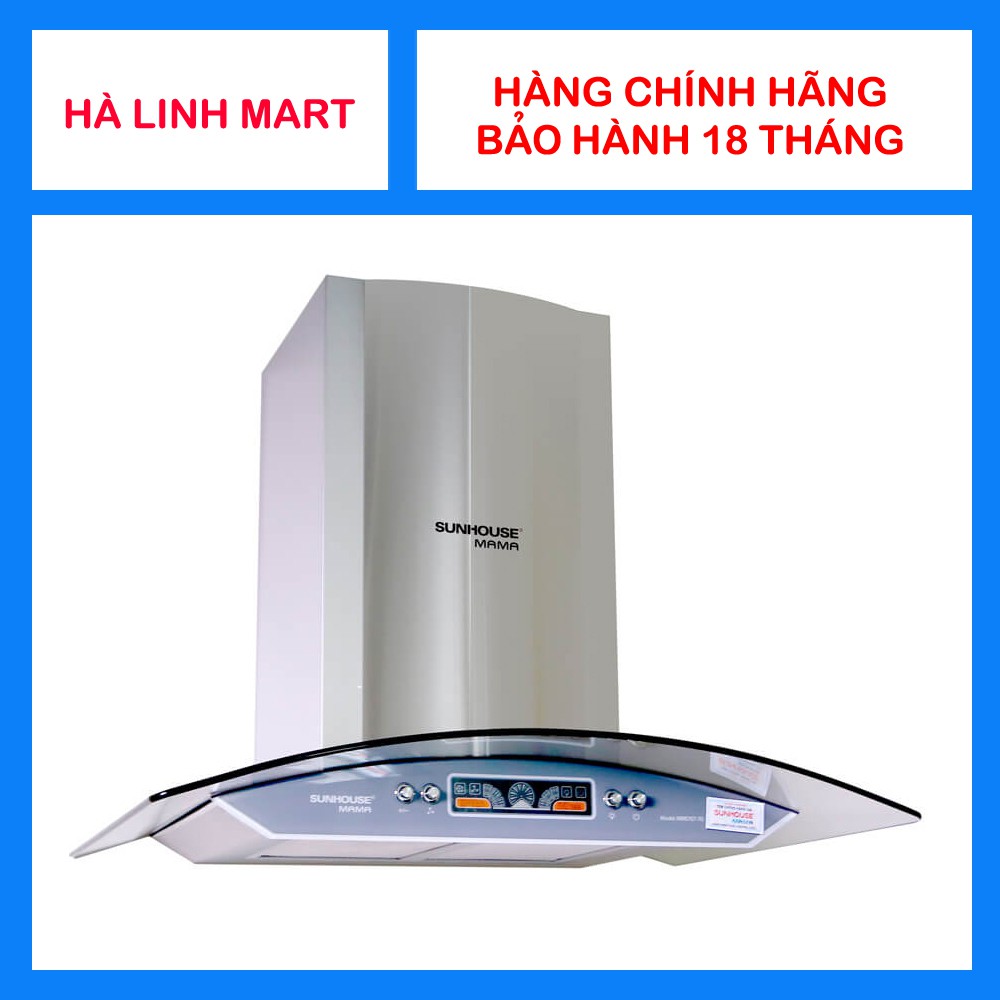 Máy hút mùi kính cong SUNHOUSE MAMA MM6707-70 - Bảo hành 18 tháng tại nhà