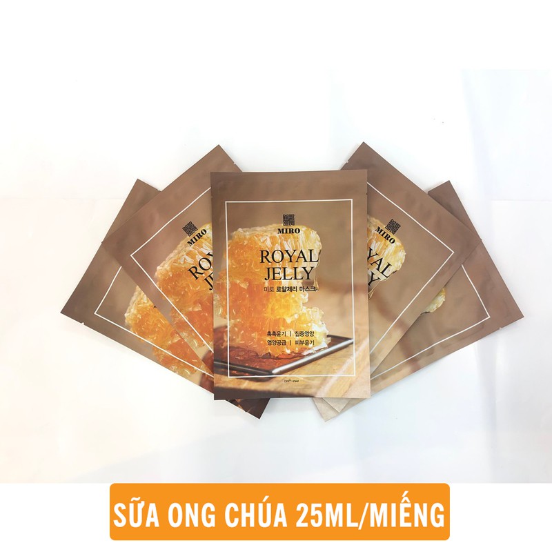 Mặt nạ dưỡng da Hàn Quốc gồm Collagen, Nhau thai, Sữa ong chúa, Nhân sâm, Ngọc trai, Ốc sên