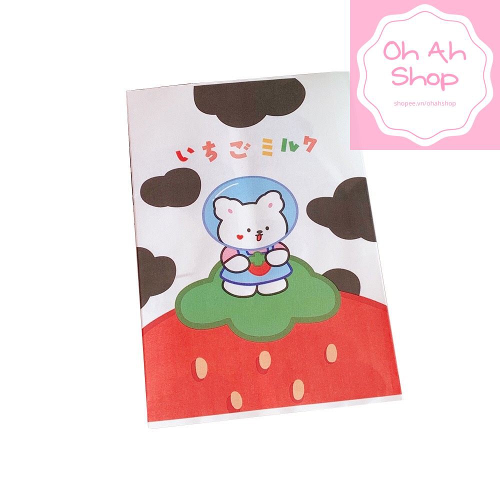 🍓 Túi Giấy Đựng Đồ Đa Năng Cô Gái Hình Gấu Siêu Dễ Thương | BigBuy360 - bigbuy360.vn