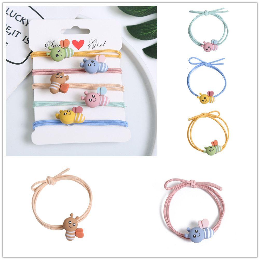 Dây Cột Tóc Co Giãn Thiết Kế Đơn Giản Dễ Thương Cho Nữ