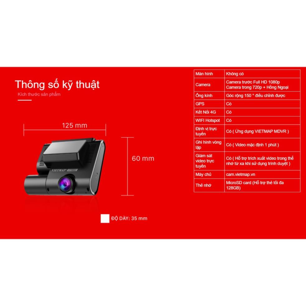 Vietmap VM300 - Camera Giám Sát Hành Trình Trực Tuyến chuẩn NĐ10/2020- HÀNG CHÍNH HÃNG | BigBuy360 - bigbuy360.vn