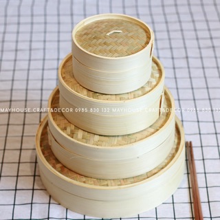Bộ xửng tre hấp bánh 1 tầng