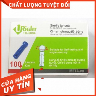 Kim chích máu Uright , 100 kim/hộp