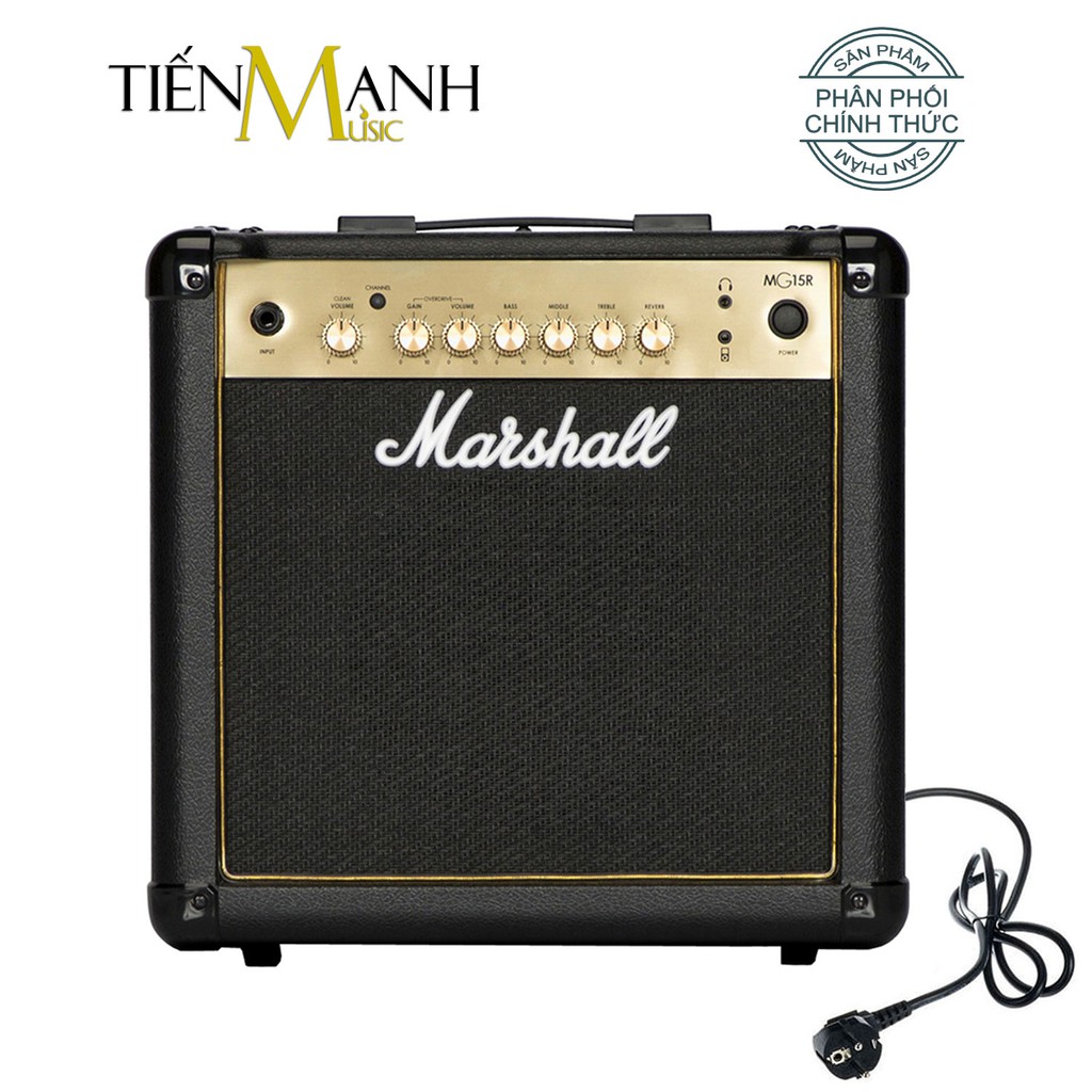 Ampli Marshall MG15R Gold Amply Đàn Guitar Điện Combo Amplifier MG15GR - Chính Hãng