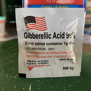Viên GA3 (Mỹ) Kích Thích Bật Chồi, Ra Rễ Cực Mạnh Gói 5gr-VTNN24h