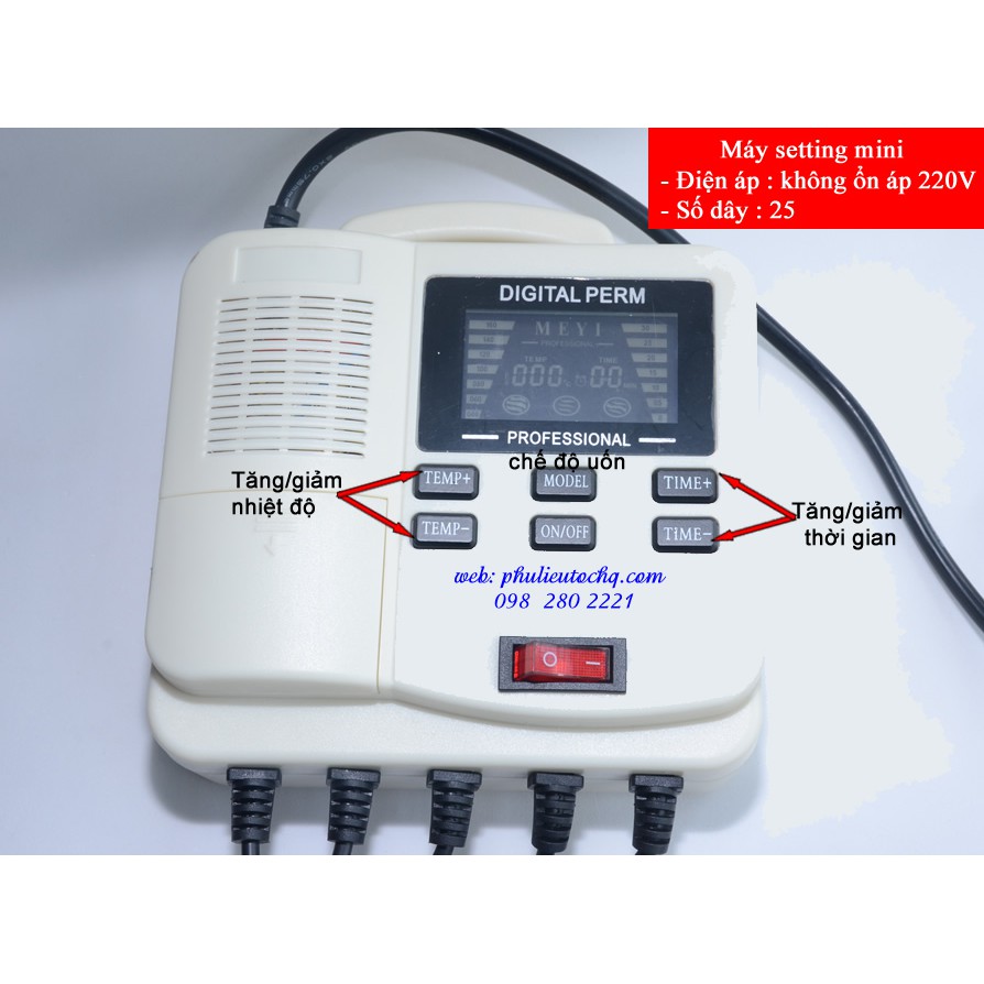 Máy setting mini 220v không ổn áp 25 dây