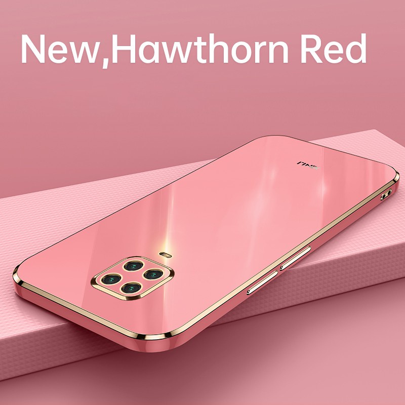 Ốp điện thoại Koosuk cho Xiaomi Redmi Note 9 Pro Max 9S 9T silicon mềm mỏng mạ viền thẳng chống va đập