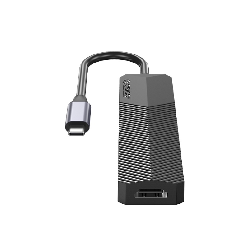 Hub USB Orico Chuyển Đổi 6 Trong 1 Cổng Type C Sang USB 3.0/ USB 2.0/ HDMI/ SD/ TF/USB-C(PD) MDK-6P-BK - Hàng Chính Hãng