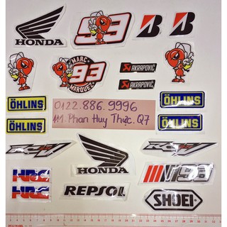 Tem -Sticker in nổi