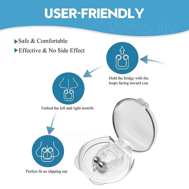 Dụng Cụ Kẹp Mũi Chống Ngáy Ngủ Tiện Dụng