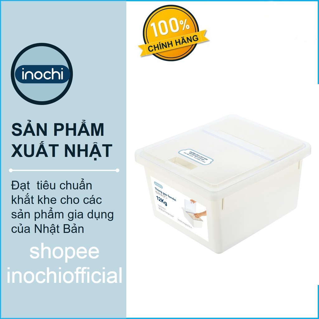 Thùng gạo cao cấp Inochi 12Kg