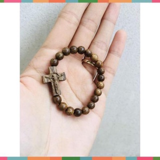 Vòng đeo tay trầm tốc mix thánh giá cho Bé Trai,Bé Gái.Shop_TuanKiet_Jewelry