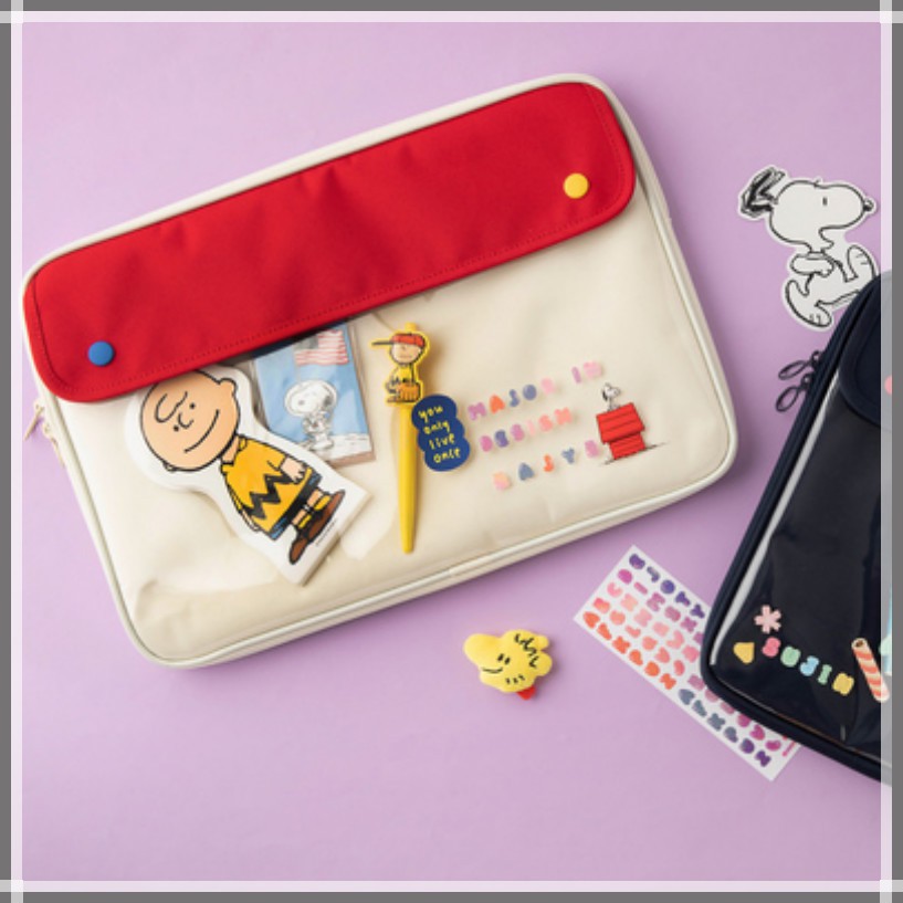 ⭐️Snoopy⭐️Túi Đựng Laptop Họa Tiết Gấu Dễ Thương Phong Cách Hàn Quốc