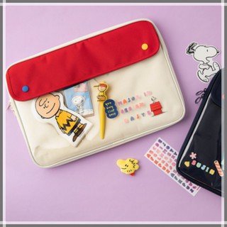 Túi đựng laptop hình hoạt hình Snoopy dễ thương phong cách Hàn Quốc