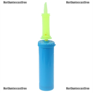 [NVC Free]1Pcs Useful Blue Portable Two-way Push Balloon Pump For Inflatable Toy