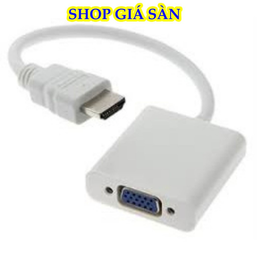 [Freeship] Cáp Chuyển Đổi HDMI Ra VGA-AV. Hdmi To Vga Có Âm Thanh Hàng Chất Lượng 1080P. Bảo Hành 6 Tháng