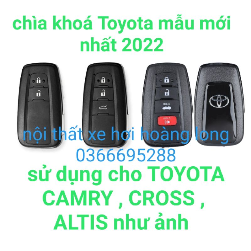 TOYOTA Ốp chìa khoá  Corolla Cross,Camry,Corolla Altis 2022 _2021_2020