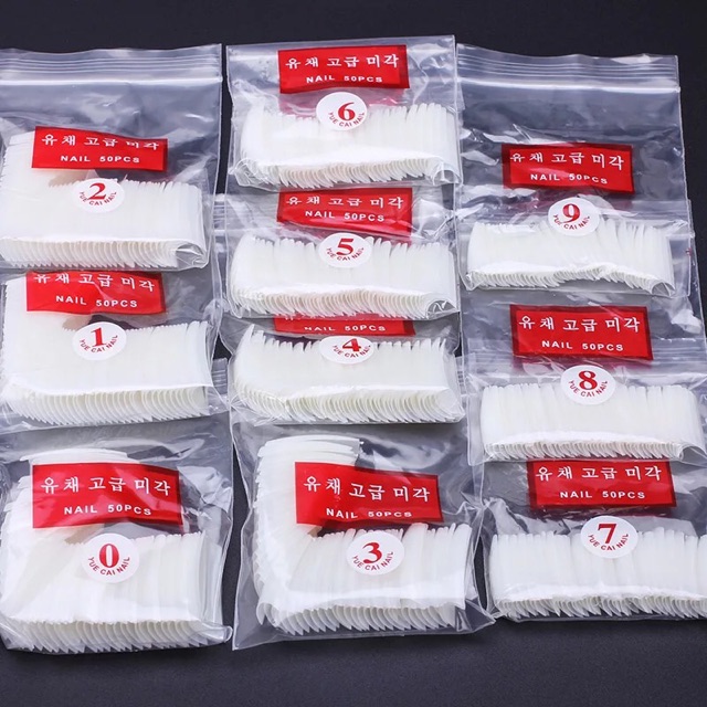 Móng nối giả hàn quốc bịch 500 cái