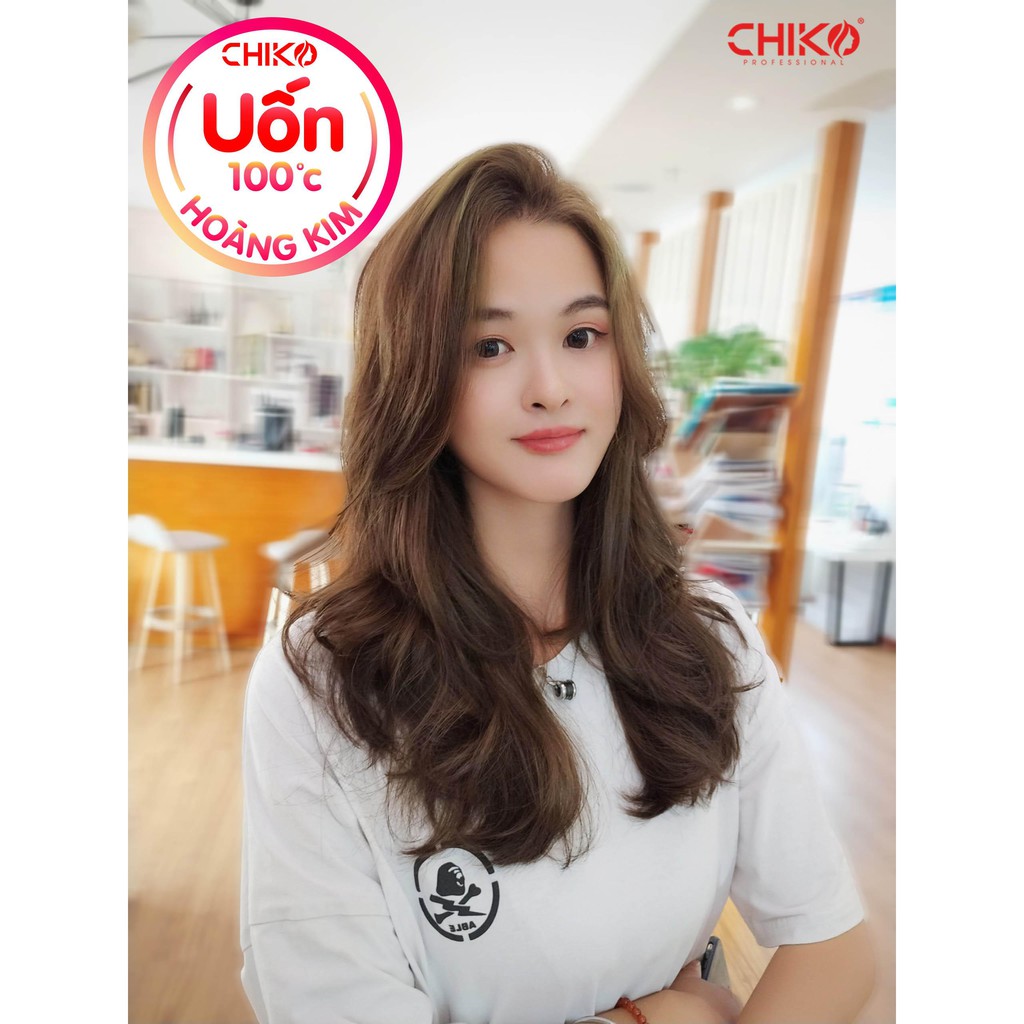 [Gía SALON] Thuốc dập uốn nước định hình kích xoăn CHIKO 500ml (Thuốc uốn số 2)