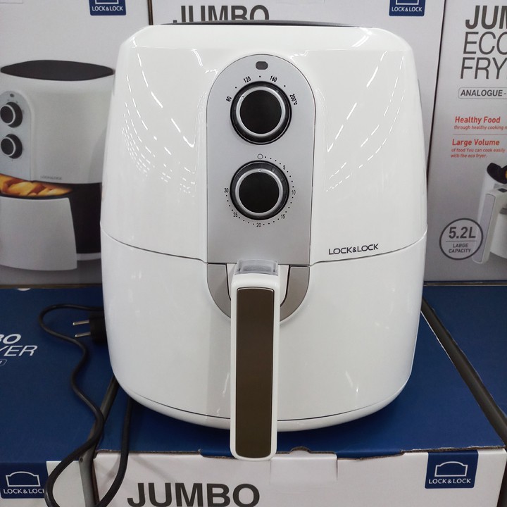 Nồi chiên không dầu Lock&Lock 5,2 lít Jumbo Eco Fryer cỡ đại