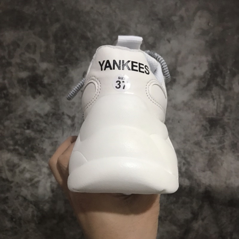 Giày MLB ny boston độn đế tăng chiều cao thể thao sneaker nam nữ Hot Trend