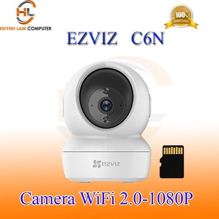 Camera Wifi Ezviz C6N [Kèm thẻ nhớ 64Gb] 2.0MP 1080P, Đàm thoại 2 chiều, Quan sát ngày đêm - Chính hãng