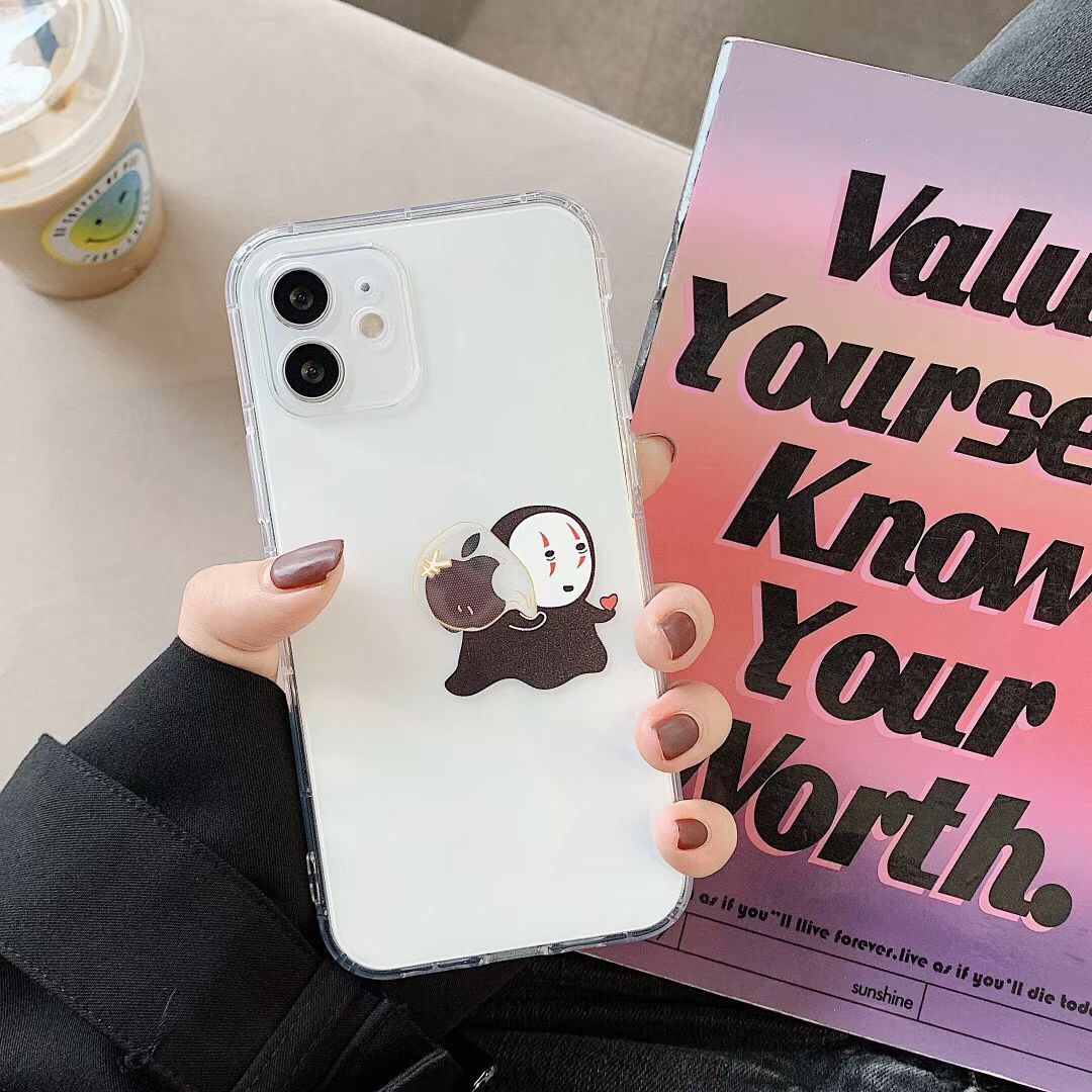 Ốp Lưng Silicone Mềm Trong Suốt In Hình Totoro Cho Iphone 12pro Max 12mini 11pro Max X Xs Max Xr Se 2020 7 8 Plus | BigBuy360 - bigbuy360.vn