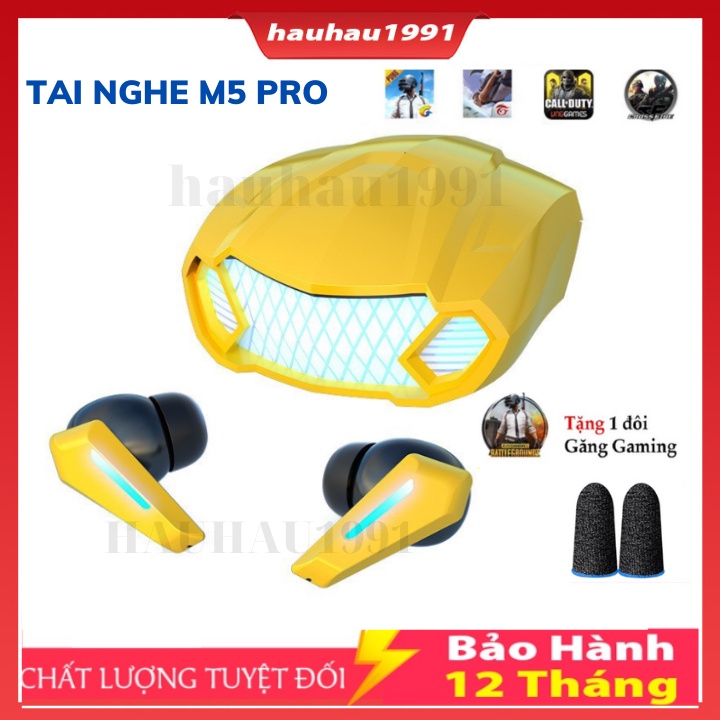 Tai Nghe Bluetooth Gaming M5  Pro- tai nghe Gaming bass mạnh mẽ có mic bản quốc tế 2022