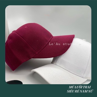 Mũ Lưỡi Trai Nón Kết Đẹp Nam Nữ Năm Màu Hồng/Trắng/Đen/Be/Xám/Đỏ Hàn Quốc_Leau M26