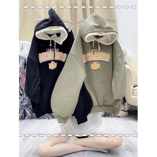 [NEW] Áo Hoodie Form Rộng Nam Nữ Chữ Beebro Chất Nỉ Bông Dày Dặn Unisex❤️Áo Mũ Ulzzang Nam Nữ Phong Cách Hàn Quốc