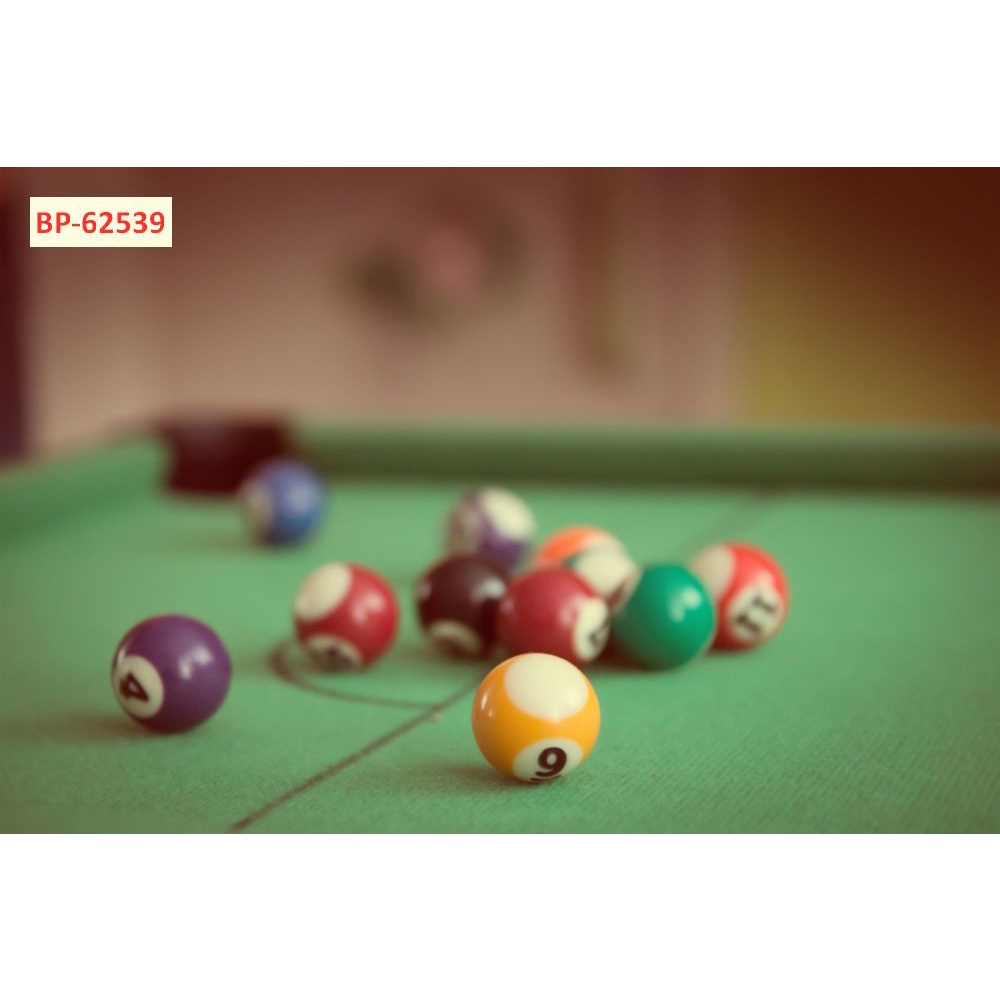 Tranh Club bida vải lụa 3D dán tường cao cấp, Tặng keo và dụng cụ dán tự thi công đơn giản, nhanh gọn, sạch sẽ.