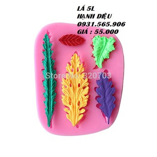 Hoài an khuôn silicon hoa dừa cạn h122 tròn 13 cm màu làm bánh