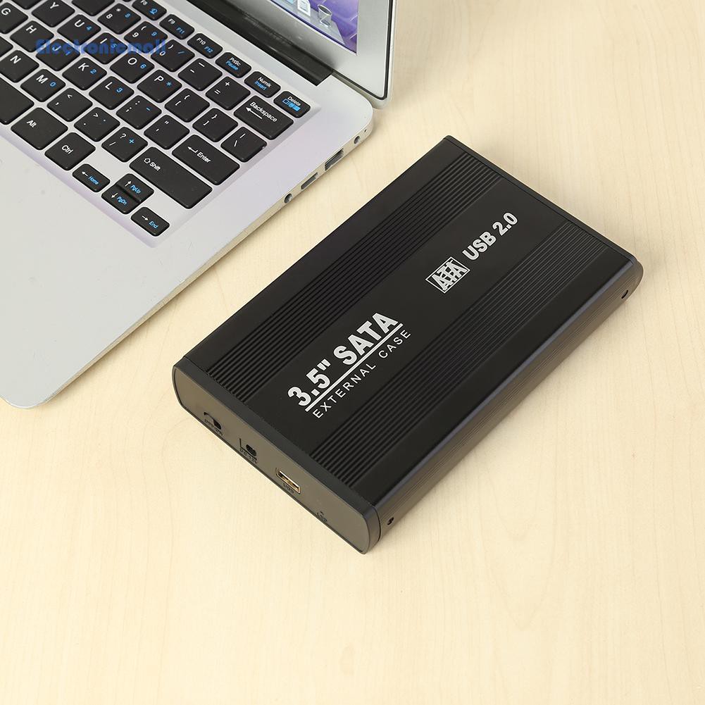 1 Hộp Ổ Cứng Ngoài Usb 2.0 3.5 Inch Sata