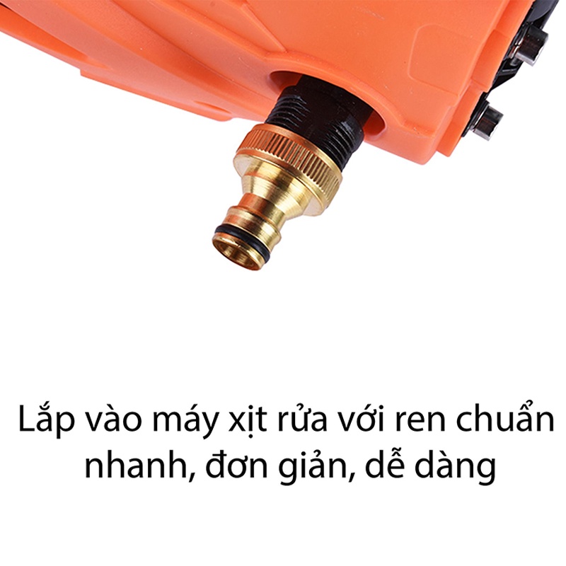 [Mã BMTTC60K giảm đến 60K đơn 50K] Khớp nối đồng đầu nước vào máy rửa xe gia đình áp suất cao SOEASY C0004-23